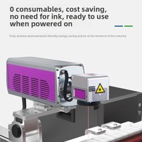 Machine de marquage laser 40w Fibre Co2 UV En ligne Haute vitesse Gravure volante Imprimante à jet d'encre Imprimante d'étiquettes Câble Fil Bouteille pour animaux de compagnie