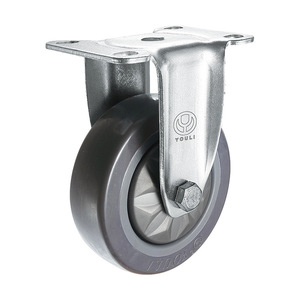 <span class=keywords><strong>Roue</strong></span> pivotante en PVC gris de taille moyenne YOULI 4 pouces 5 pouces, silencieuse, haute capacité de charge, résistante à l'usure, pour aviation - Product Image 2