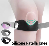 Sangle de genou de compression rotulienne, support rotulien, bande de genou pour tendon rotulien, pour tendinite, sauteurs, course à pied et sports