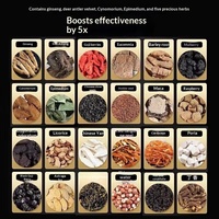 Tisane en Sachets de Cistanche, Épimède, Cynomorium, Ginseng, Eucommia, Baies de Goji, Maca, Semen Cassiae, Graines de Dodder et Framboise