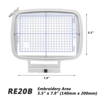 Cerceaux de broderie en plastique de bonne qualité pour Janome MC500E 550E Memory Craft Elna Expressive 830 cerceaux cadre de Machine à broder