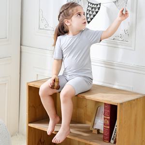 Conjunto de Verano Michley para Niños de 2 a 8 Años, Mono de Bambú de Color Sólido, Atuendo Elegante para Festivales, Regalo Creativo - Product Image 5