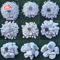 Pierre naturelle blanche pure, gravillons concassés, agrégats de marbre pour terrazzo, aménagement paysager de parcs, allées de jardin, pierre décorative
