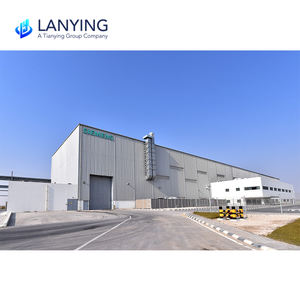 אחסון לשפוך בניין טרומי אולם נמוך עלות תעשייתי לשפוך עיצובים לשפוך עיצובים פלדת מבנה מחסן - Product Image 4