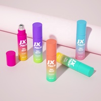 Maßgefertigte 5ml 10ml Roll-on Parfüm Ätherisches Öl Mattierte Farbige Glas-Deodorant-Flasche mit Kappe