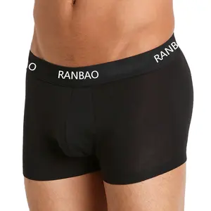 RAINBOW Hot Sale Men's Underwear Bamboo Fiber Comfortable Breathable Mid-Waist Men's Underwear