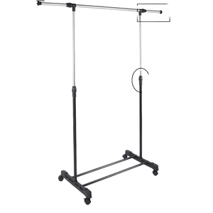 All'ingrosso stendino da pavimento per interni in acciaio inossidabile allargato singolo stendino stendino regolabile in altezza vestiti retrattili - Product Image 2