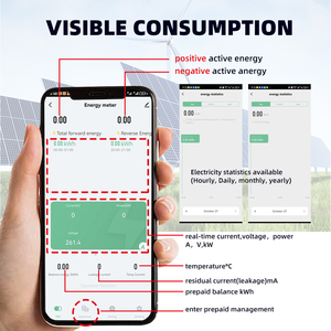 Tuya WiFi Smart 2P 100A Medidor de potencia de energía bidireccional 100% Relé protector de voltaje a prueba de fugas con interruptor de temporizador de vida inteligente - Product Image 4
