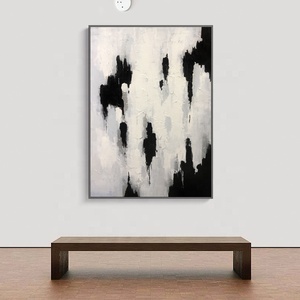 Tranh Sơn Dầu Trừu Tượng Treo Tường Nghệ Thuật Hiện Đại Thủ Công Trong Phòng Khách - Product Image 2