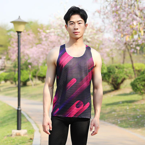 Vêtements de sport pour hommes personnalisés en gros, vêtements de fitness d'été, débardeur musculaire sans manches - Product Image 2