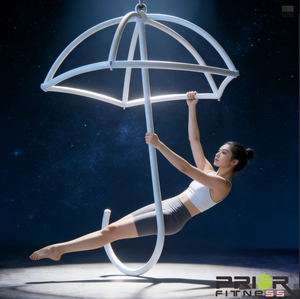 Lyra Professionale da 1,5 Metri con Anello per Ombrello, Accessorio Aereo per Studi di Fitness e Spettacoli, con Impugnatura Personalizzata - Product Image 5