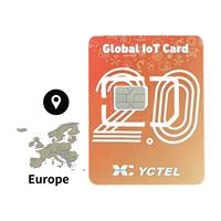 Carte SIM GPS Tracker IoT pour l'Europe, carte SIM de données M2M 4G LTE à faible consommation de données pour le suivi des actifs