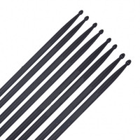 Baguettes de batterie en fibre de carbone 5A7A, baguettes de batterie professionnelles pour jazz, baguettes de batterie agrégées à poignet ouvert, pratique pour débutants