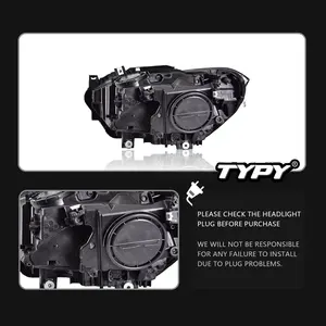 Fari Auto TYPY per <span class=keywords><strong>BMW</strong></span> Serie 1 <span class=keywords><strong>F20</strong></span> 2012-2015, Luci LED con Indicatori di Direzione Dinamici e DRL, Accessori Auto - Product Image 5