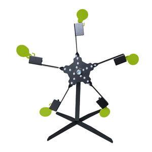 Cible de tir à rotation double face <span class=keywords><strong>Attrape</strong></span>-granulés Réinitialisation automatique Cible de tir en métal ar500 en acier - Product Image 1