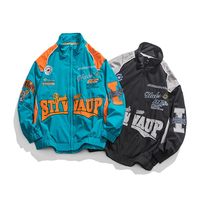 Chaqueta de Hombre de Alta Calidad, Personalizada, de Moda Americana, Nueva Tendencia Urbana de Otoño, Bordada, Transpirable y Ecológica