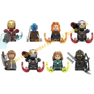 Superhéroes nebulosa Iron Captain War Hawkeye Marvel Thor ManMini ladrillos figuras bloques de construcción juguetes JuguetesX0258