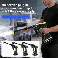 Pistolet de lavage de voiture sans fil 21V à moteur brushless, sélectionné avec soin, alimenté par batterie au lithium, buse de 0,45 mm