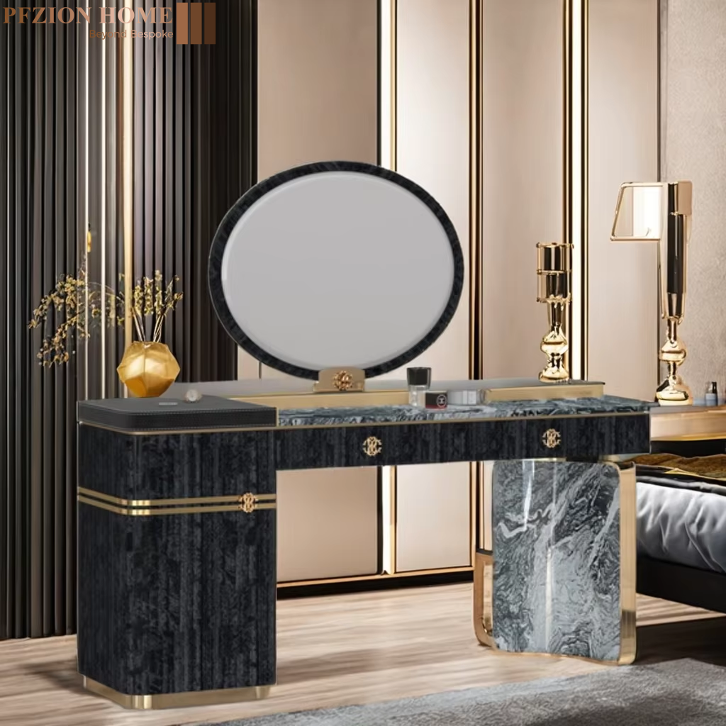 Blue Dressing Tables - Stylish & Functional Makeup Desks