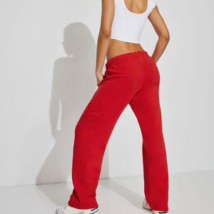 Pantalon de survêtement d'hiver pour femmes, taille élastique, 100% coton, respirant et écologique - Product Image 4