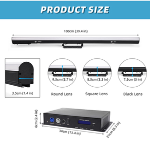 <span class=keywords><strong>DMX</strong></span> Artnet Control Intérieur 40 RGB 3IN1 Pixel Bar Light Bande Programmable Effet de Scène Wash Light pour Club Disco DJ Décoration - Product Image 4