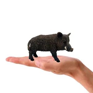 Wildlife Realistic High Quality PVC Plastic Animal Figure Toys Realistic Eco-friendly Animal Walking Wild Boar Figure Toys