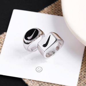 Low Price Stocked Hip-Hop Couple <strong>Rings</strong> - Personalized, Fashionable, Retro, <strong>Statement</strong> Finger <strong>Rings</strong> for Couples, Party Lovers - Product Image 3