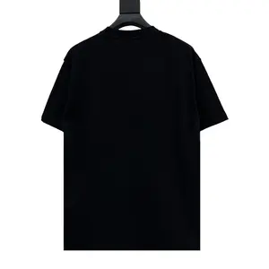 2022 Echte Fabriek Direct Nieuwste Model Merk T-Shirts Voor Mannen Oversized Luxe Beroemde Merk Geweven Heren T-Shirts