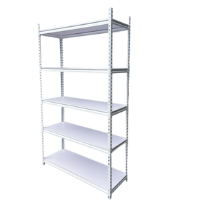 Hot Sale 5 Layer Steel Boltless Rack with Corrosion Powder Coated Black Warehouse <b>Storage</b> Shelf - Product Image 1