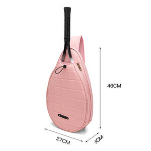 Housse de raquette de pickleball en néoprène personnalisée, imperméable et tendance, avec sac d'accessoires pour raquettes de tennis et de padel - Product Image 3