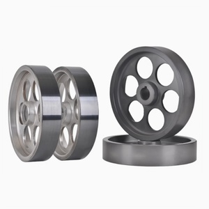 Polea de Aluminio OEM con Recubrimiento Cerámico para Cuentar Metros en Máquinas de Extrusión, Certificación ISO 9001, 191*40 - Product Image 1