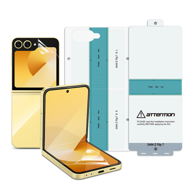 Easy Installation Soft HD Clear Hydrogel TPU Screen Protector for for Z Flip 4/5/6/7