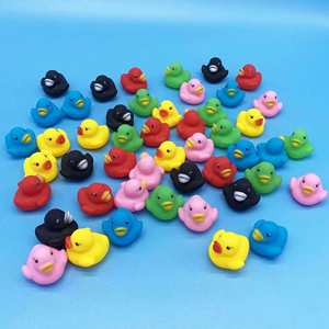Classic Rubber Duck Toy Duckies for Kids Six Solid Colors <b>Bath</b> Birthday Gifts Baby Showers - Product Image 5
