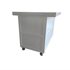 Bancone <span class=keywords><strong>Bar</strong></span> Rustico, Tavolo per Eventi, Arredamento per Catering, Stazione Bevande Portatile per Matrimoni e Ristoranti - Product Image 2