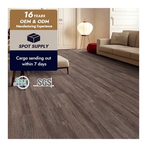 Suelo de vinilo de lujo de <span class=keywords><strong>madera</strong></span> de ingeniería, tablón ancho SPC PVC Click Lock, diseño de <span class=keywords><strong>madera</strong></span> en espiga para uso en el gimnasio - Product Image 1