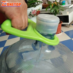 Precio bajo 20 litros agua potable 5 galones 20L mango de cubo de plástico para botella de 5 galones - Product Image 4