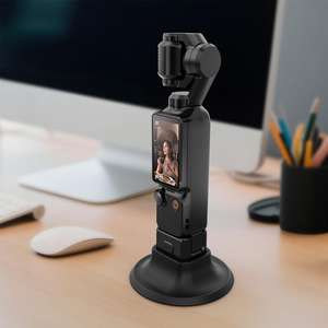 PULUZ Nouvelle Arrivée Adhésif Type Silicone Dock Desktop Base Support pour DJI Osmo Pocket 3 Fabriqué en <span class=keywords><strong>Plastique</strong></span> Durable - Product Image 3