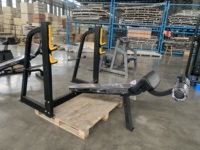 Banc de musculation inclinable réglable pour exercices de bras et de pectoraux en salle de sport commerciale