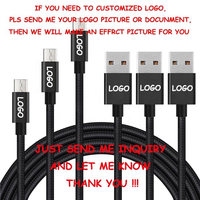 Cables de Carga Rápida Personalizados de 3 pies, 6 pies y 10 pies, Cable USB Trenzado de Nailon Tipo C para Teléfonos Móviles Samsung