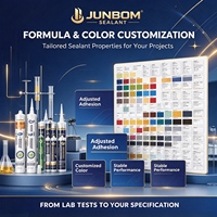 JUNBOM Mastic silicone neutre pour fenêtres et portes, joint d'étanchéité flexible pour bâtiment, fabricant direct usine 82002