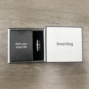 スチールボディのフィットネススマートリング、健康トラッカー、スポーツモニター、睡眠と活動の温度追跡、OEMアプリ制御 - Product Image 3