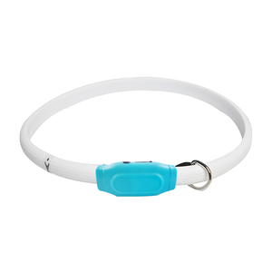 Nuevo modelo 500mAh <span class=keywords><strong>Collar</strong></span> de perro LED de silicona multicolor <span class=keywords><strong>Collar</strong></span> de mascota iluminado multifuncional Recargable por USB - Product Image 2