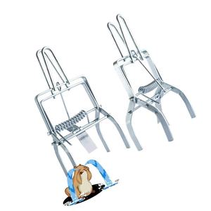 Professionele Grote Herbruikbare Stalen Molval Met Solide Handvat, Massief Ontwerp Muizenval Voor Ongediertebestrijding Voor Rattendierbestrijding - Product Image 1