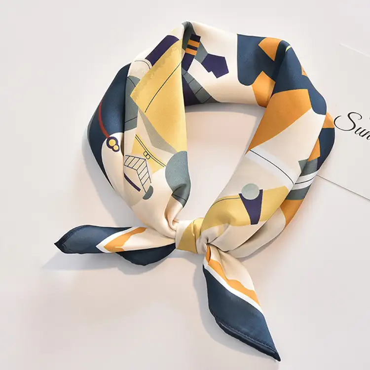 HEFT BOOOGE New Designer King Printed Luxury Silk Scarf Custom