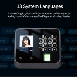 JINGXIN Configuración multilingüe Escaneo de huellas dactilares Entrada de código QR Contraseña Reconocimiento facial Máquina de asistencia - Product Image 4