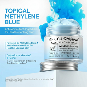 Peptídeos de Cobre GHK-Cu de Marca Própria com Sebo Bovino para a Pele com Peptídeo de Cobre Azul - Product Image 2