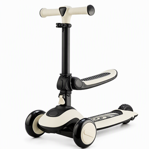 <span class=keywords><strong>Kinderkraft</strong></span> Halley Big Kid Scooter 2-in-1 50kg Tragkraft Polyurethan-Räder Klappbarer Sitz Höhenverstellbar - Product Image 1