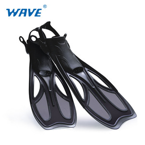 Aletas de Buceo Wave Dive de Goma para Adultos, Aletas Profesionales para Entrenamiento de Natación y Snorkel - Product Image 1