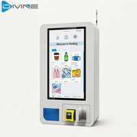 Máquina Expendedora Inteligente de Pared con Diseño de Adhesivos Personalizados, para Artículos Pequeños, con 5 Filas Estándar, 3 Columnas, Capacidad de 75-220 Piezas