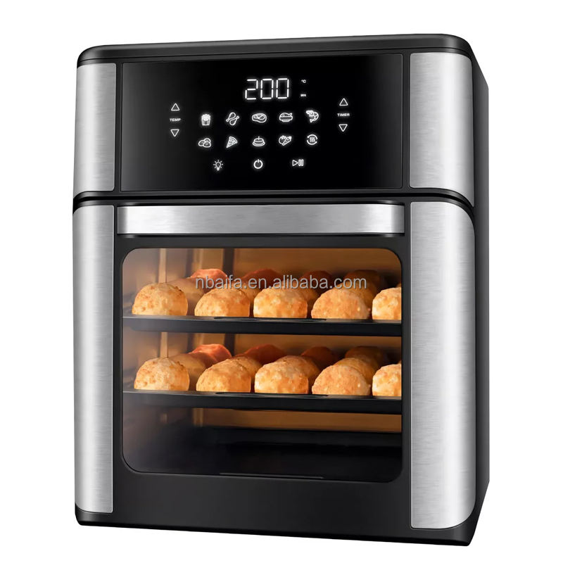 Aifa Factory Direct Sale 12L Large Capacity Stainless Steel Touch Intelligent Household Multi-function air Fryer Oven
